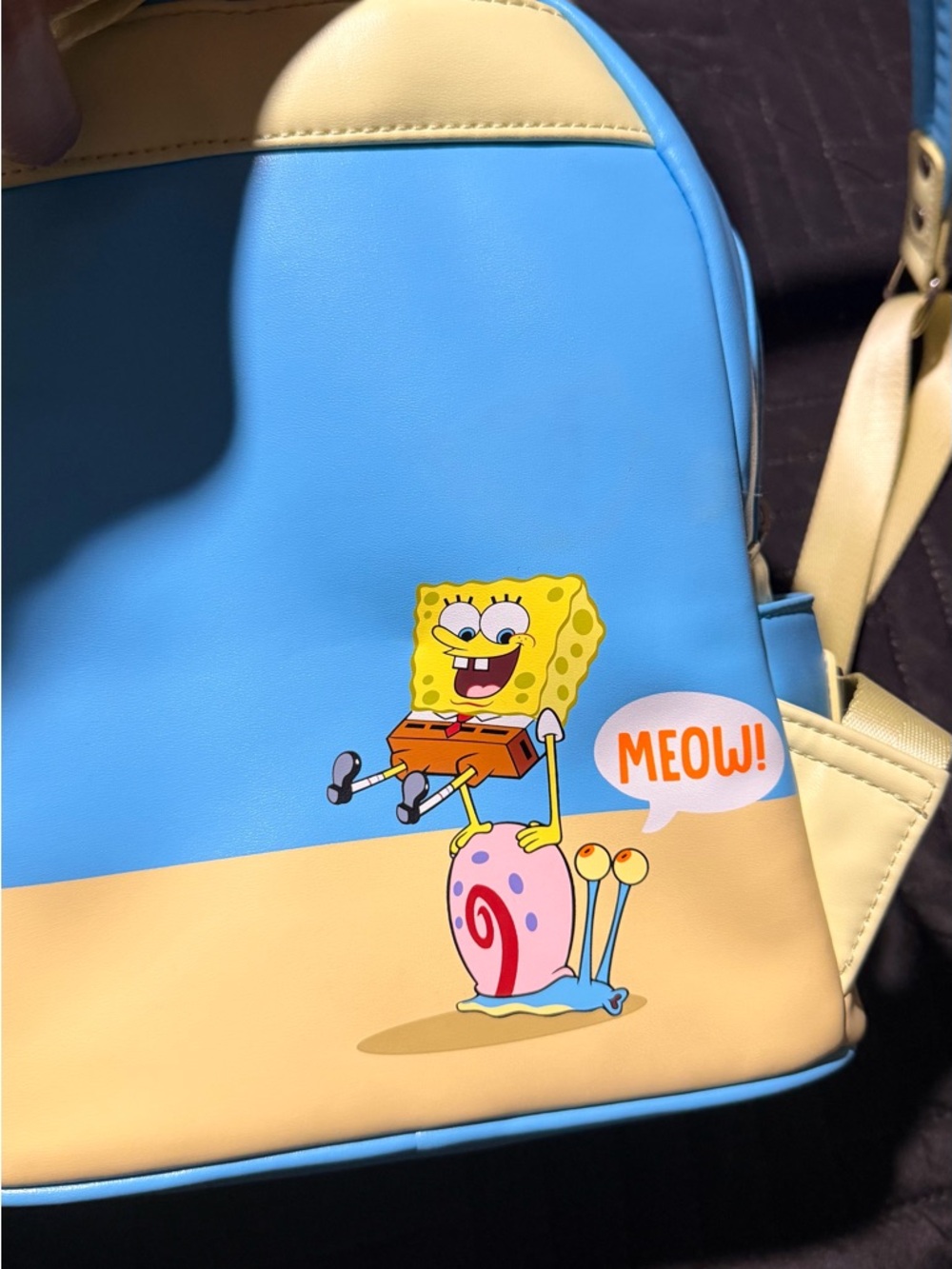 Loungefly Gary the Snail Mini Backpack - Picture 2 of 4